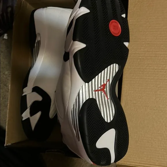 Jordan Black and White 14 Retro Sneakers Iconic Design