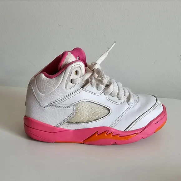 Jordan Kids Air Jordan 5 &quot;Pinksicle&quot; Sneakers Sz 11