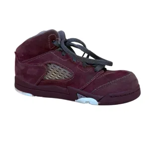Jordan Kids Air Jordan 5 FN4234-600 Retro SE Burgundy Purple Sneakers Size 10C