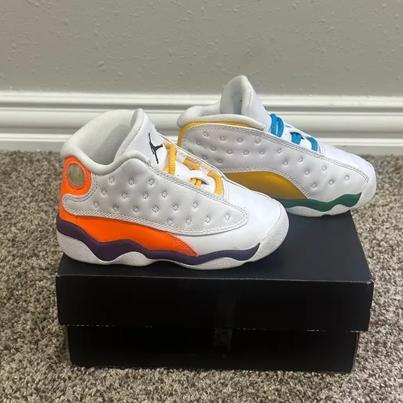 Jordan Mid Retro 13 Multicolor Sneakers New in Box SZ 8C