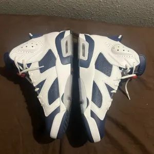 Jordan Navy and White Sneakers Retro 6 Olympics Air Jordan Nike SZ 12