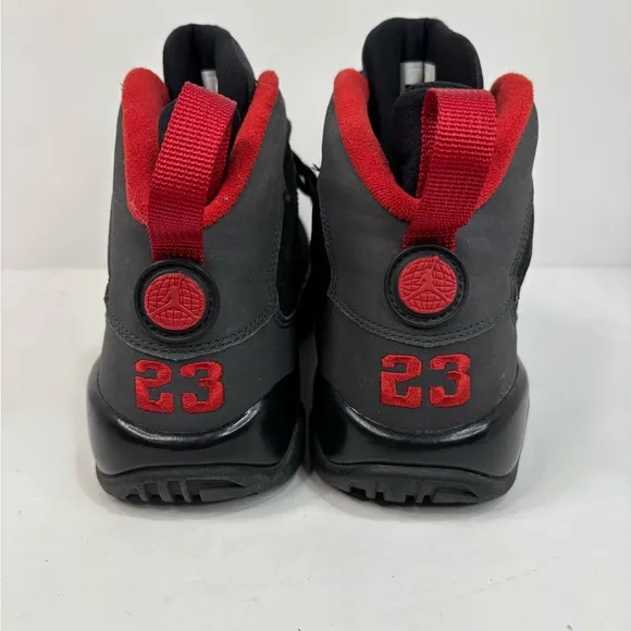 Jordan retro 9 Sneakers charcoal and Red