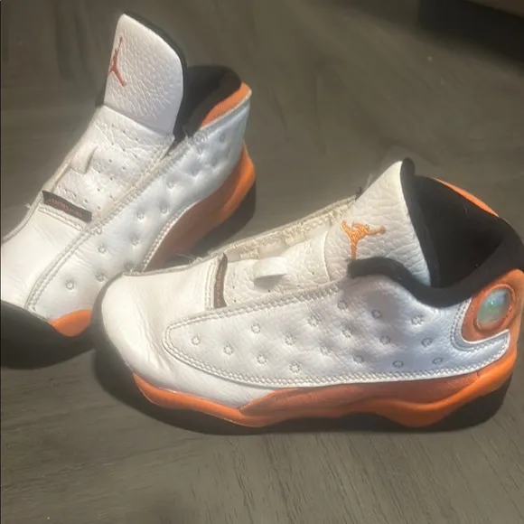 Jordan White and Orange Sneakers for Ultimate Style