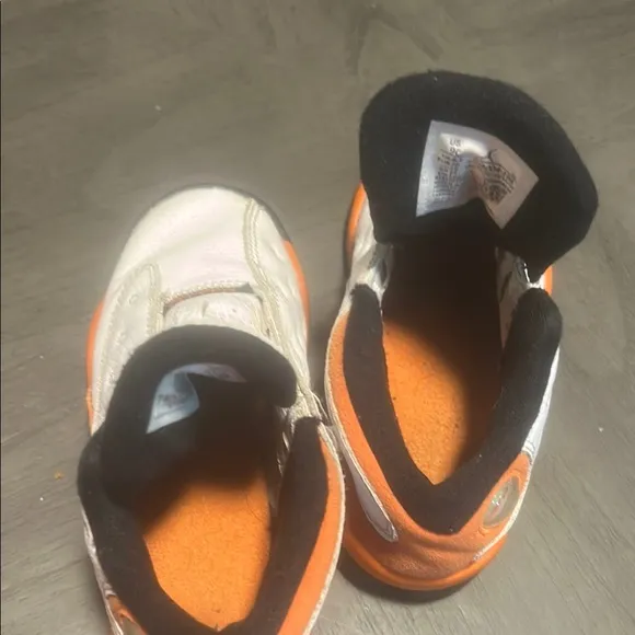 Jordan White and Orange Sneakers for Ultimate Style