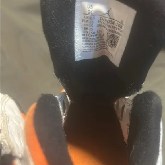 Jordan White and Orange Sneakers for Ultimate Style