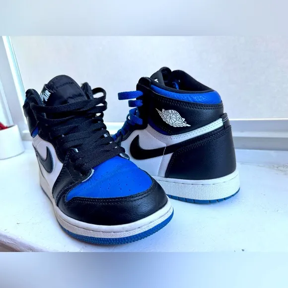 Jordan Youth Air Jordan 1 Retro High OG GS 575441 041Royal Toe
