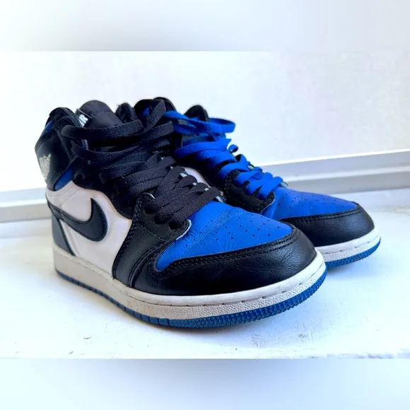 Jordan Youth Air Jordan 1 Retro High OG GS 575441 041Royal Toe