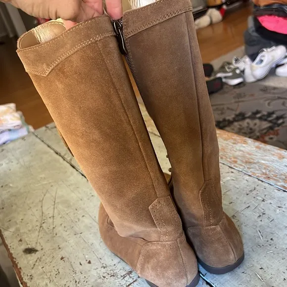 Joyfolie AELIN LEATHER BOOT IN DISTRESSED NUTMEG 5Y