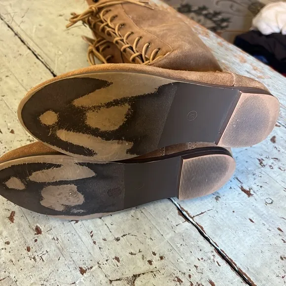 Joyfolie AELIN LEATHER BOOT IN DISTRESSED NUTMEG 5Y