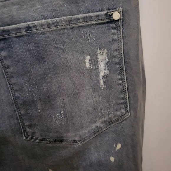 Judy Blue Lace Patch Skinny Jeans 20W