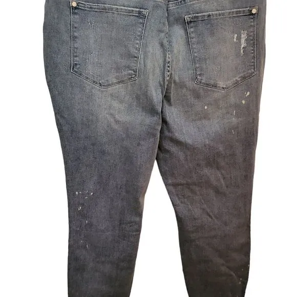 Judy Blue Lace Patch Skinny Jeans 20W