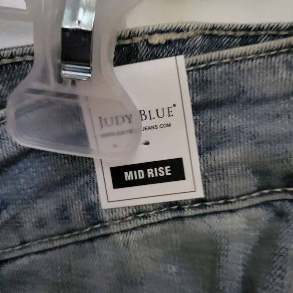 Judy Blue Lace Patch Skinny Jeans 20W