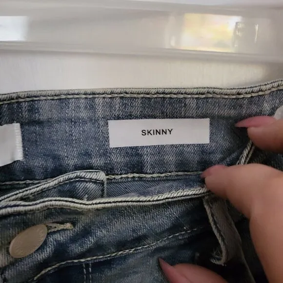Judy Blue Lace Patch Skinny Jeans 20W