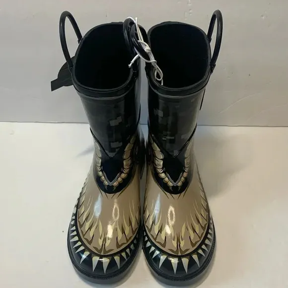 Jurassic Park Kids Rain Boots Dinosaur Size 13 New