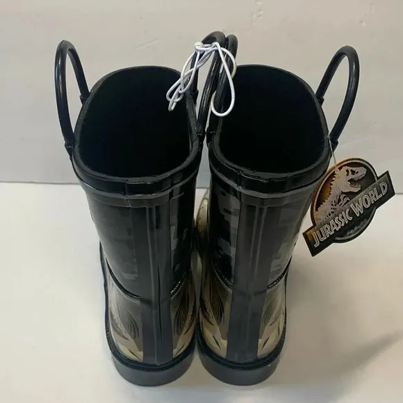 Jurassic Park Kids Rain Boots Dinosaur Size 13 New