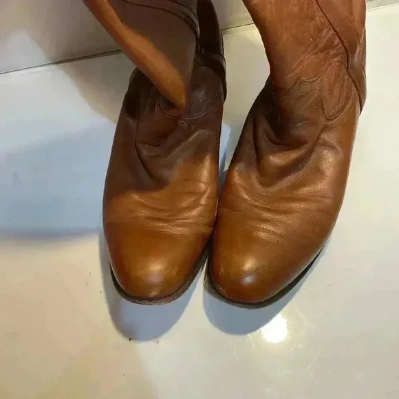Justin boots brown ladies 7 B L 3738