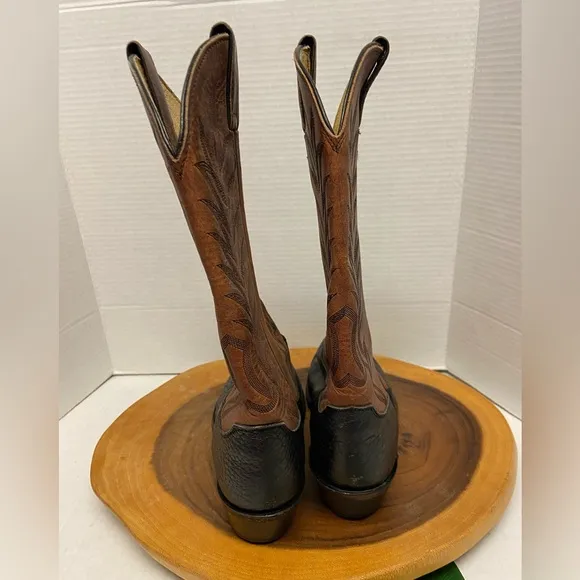 Justin Boots Cowboy Western Classic Pointed Toe Boots Ranch Boots