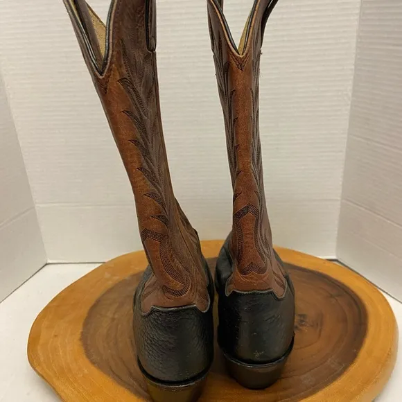Justin Boots Cowboy Western Classic Pointed Toe Boots Ranch Boots
