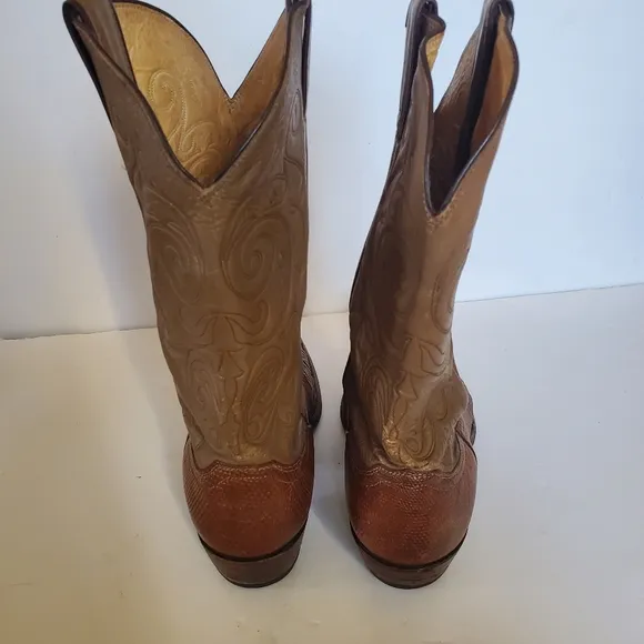 Justin exotic leather boots 1735 Size 9.5