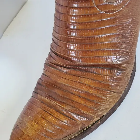 Justin exotic leather boots 1735 Size 9.5