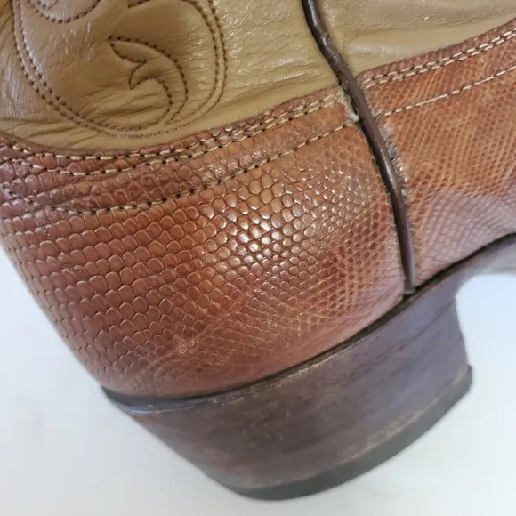 Justin exotic leather boots 1735 Size 9.5