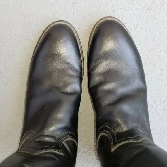 Justin Roper Boots Mens Size US 7 Jackson Black