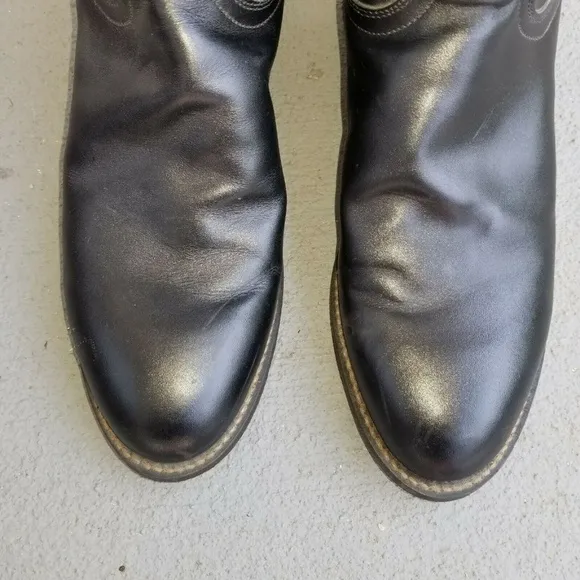 Justin Roper Boots Mens Size US 7 Jackson Black