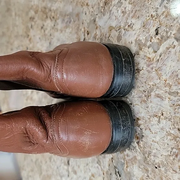 Justin  Toddler Leather Cowboy Boots