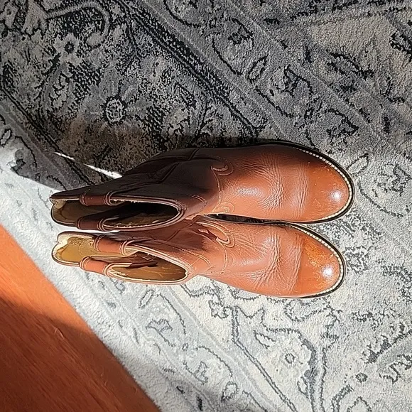 Justin  Toddler Leather Cowboy Boots