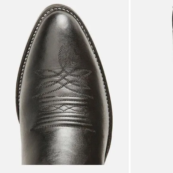 Justin Men's Black London Calf Classic Cowboy Boots