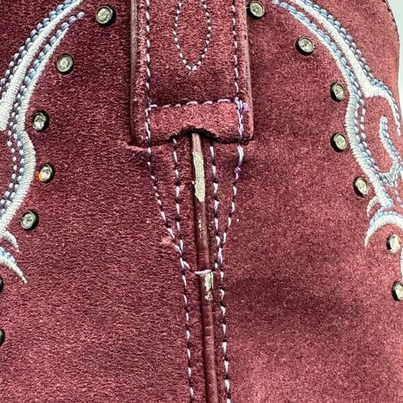 Justin Studded Leather Boots