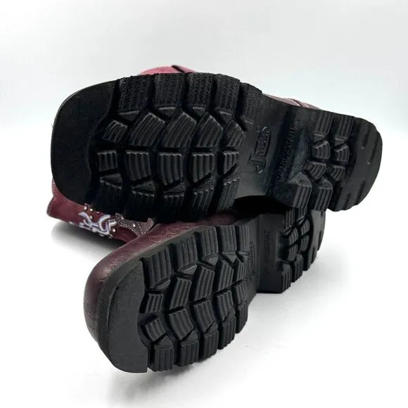 Justin Studded Leather Boots