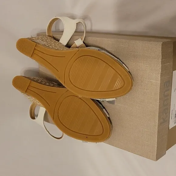 𝅺kanna Wedge Spadrille Leather Sandals