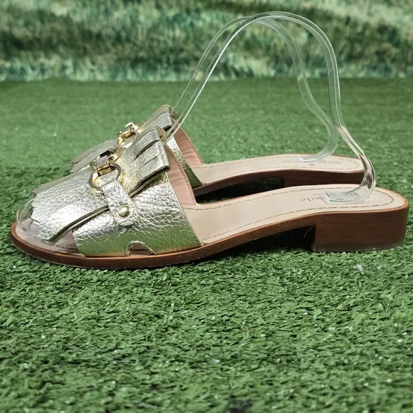KATE SPADE | BRIE TASSEL CHAIN SLIDE SANDALS