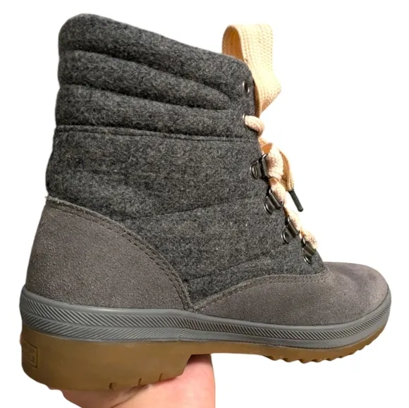 Keds Camp Boot Water-Resistant Cutesy Fall Winter Suede w/ Thinsulate Cozy Boots