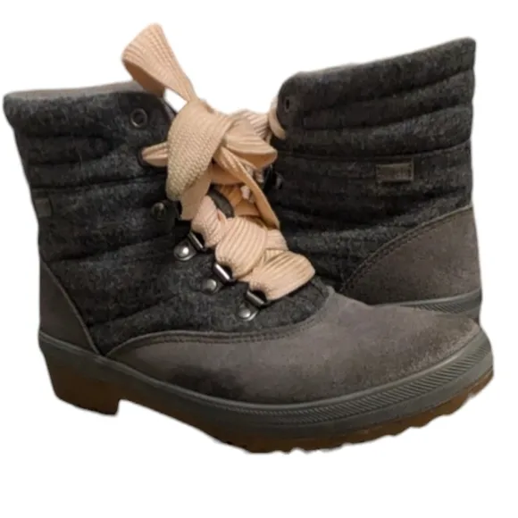 Keds Camp Boot Water-Resistant Cutesy Fall Winter Suede w/ Thinsulate Cozy Boots