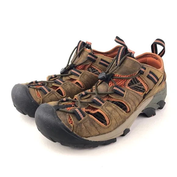 Keen Arroyo II Brown Leather Waterproof Hiking Sandals 9