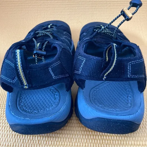 KEEN Athletic Sandals Slip On Waterproof Hiking Drawstring Men's Black SIZE 13