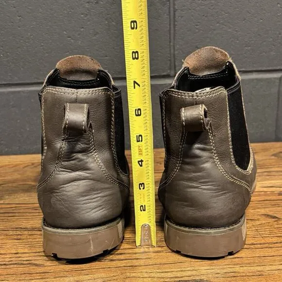 Keen Brown Leather Slip On Chelsea Boots Men’s 12 EE