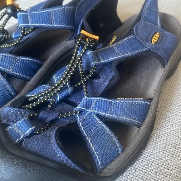 Keen closed toe and heel sandals excellent condition.  Runs big