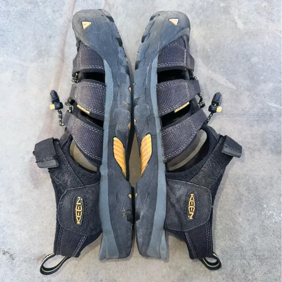 Keen Commuter Bike Cycling Sandals Men Size 10.5 Biking Cleats Shoes Black *READ