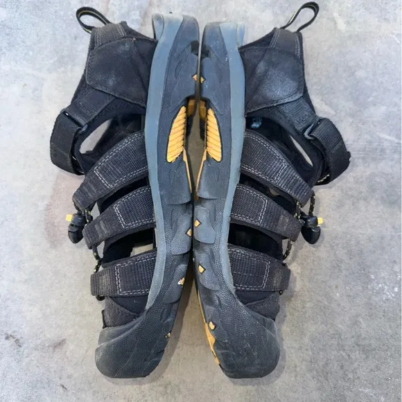Keen Commuter Bike Cycling Sandals Men Size 10.5 Biking Cleats Shoes Black *READ