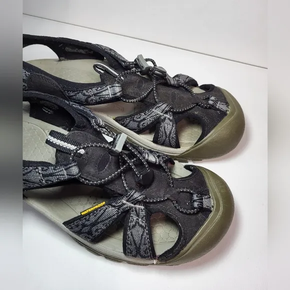 Keen H2 Venice Black Outdoor Hiking Sandals Women's Size 10.5