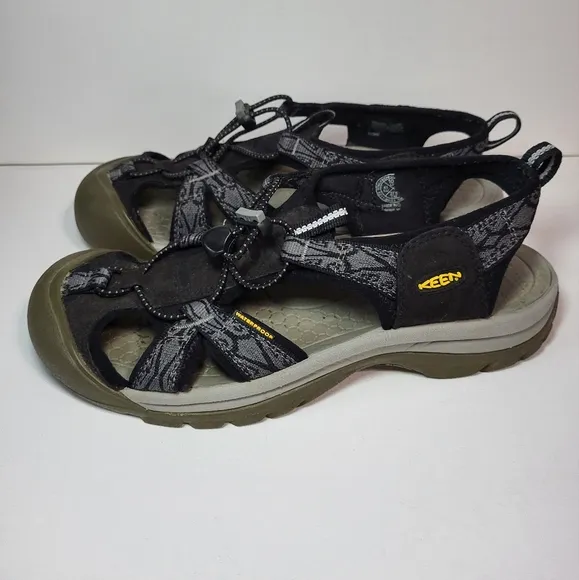 Keen H2 Venice Black Outdoor Hiking Sandals Women's Size 10.5