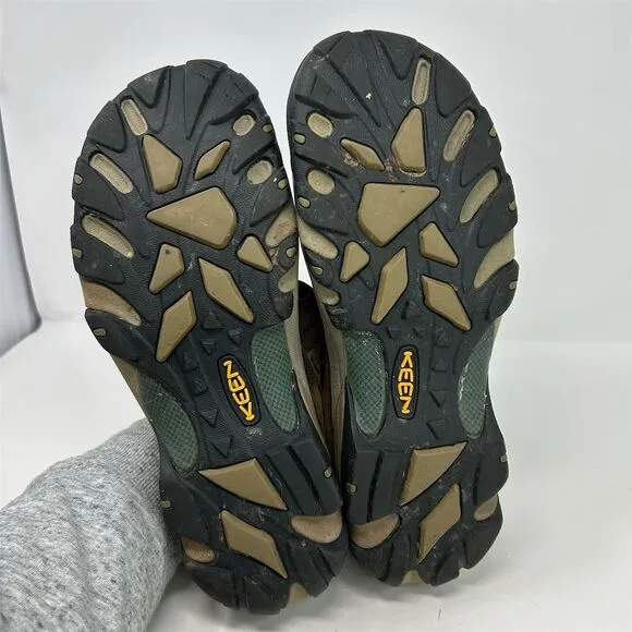 KEEN Men's Brown Leather Waterproof Hiking Sandals Size 11.5 Casual Summer