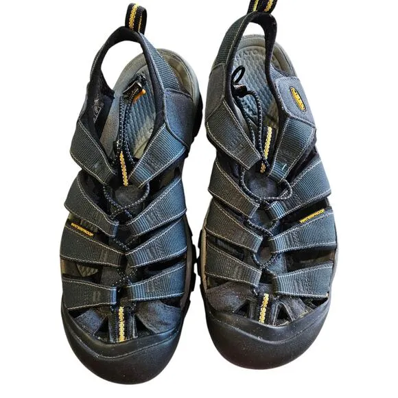 Keen Men's Newport H2 Waterproof Sandals Navy / Gray Size 11