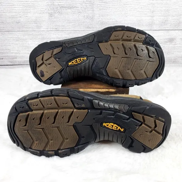 KEEN Mens Newport H2 Waterproof Sport Hiking Leather Sandals Size 10 Brown