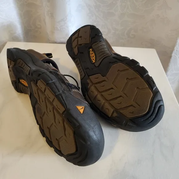 KEEN Men's Newport Sandals Leather Waterproof, Size 11.5,Brown,Hiking Outerwear
