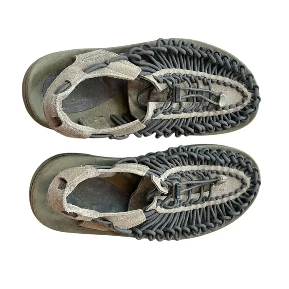 KEEN Men's Uneek Classic Two Cord Sandals, Size 8