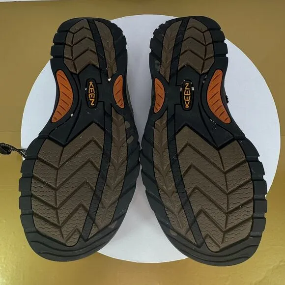 Keen Mens Venice Brown Leather Sport Sandals Waterproof Sz 11.5 Hiking Camping